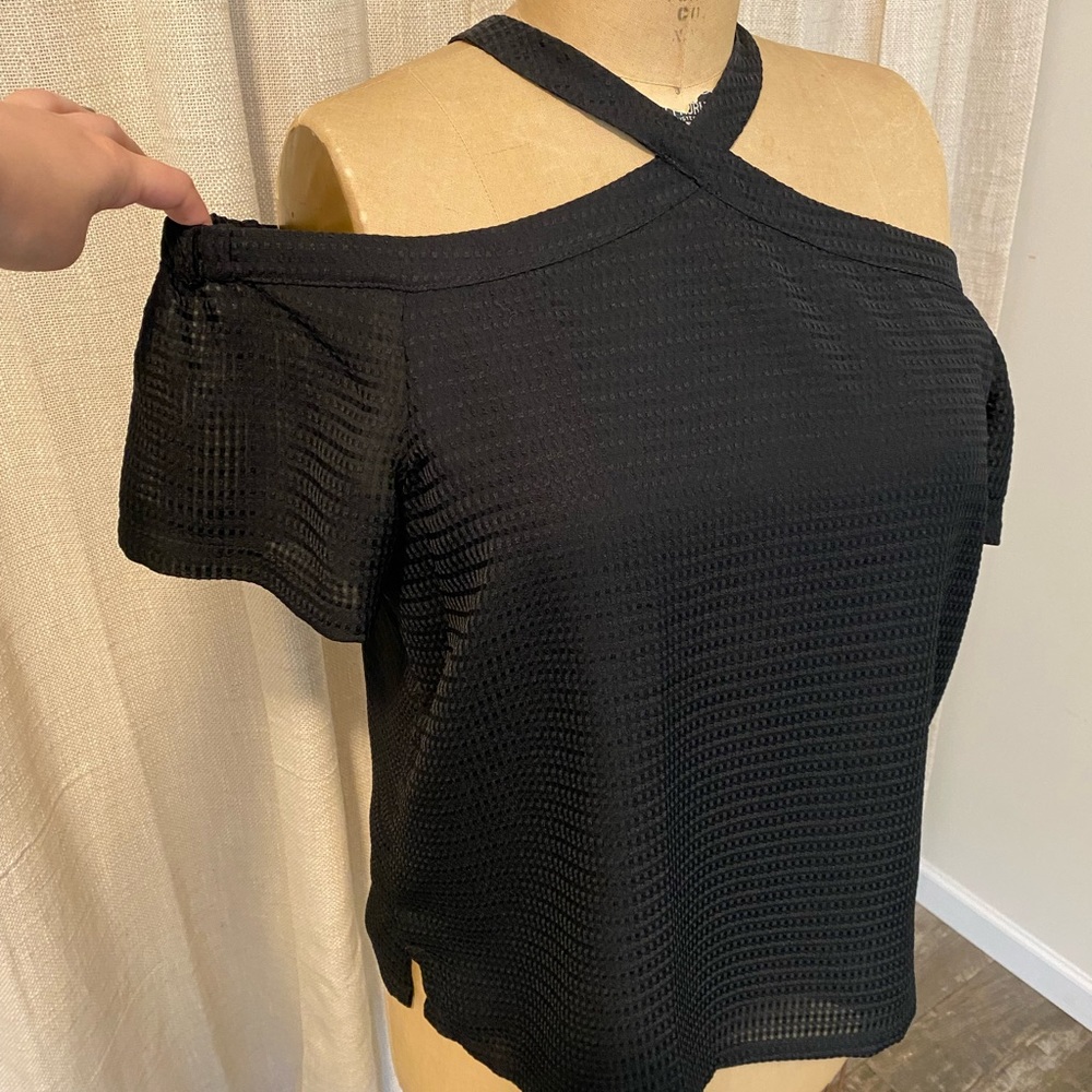 LOFT Cold Shoulder Blouse